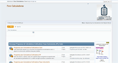 Desktop Screenshot of foros.calculadoras.com.mx